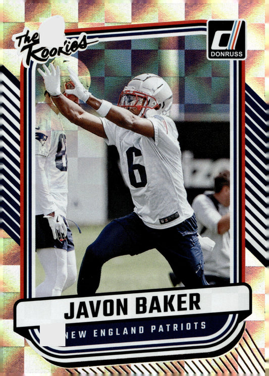 Javon Baker 2024 Panini Donruss The Rookies #TR - 25 - Collector Store LLC