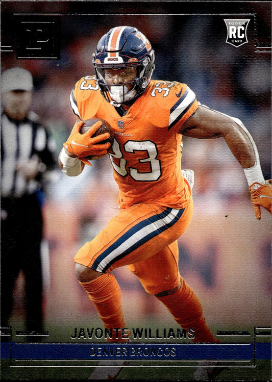 Javonte Williams 2021 Panini Chronicles Panini RC #PA - 16 #2 - Collector Store LLC