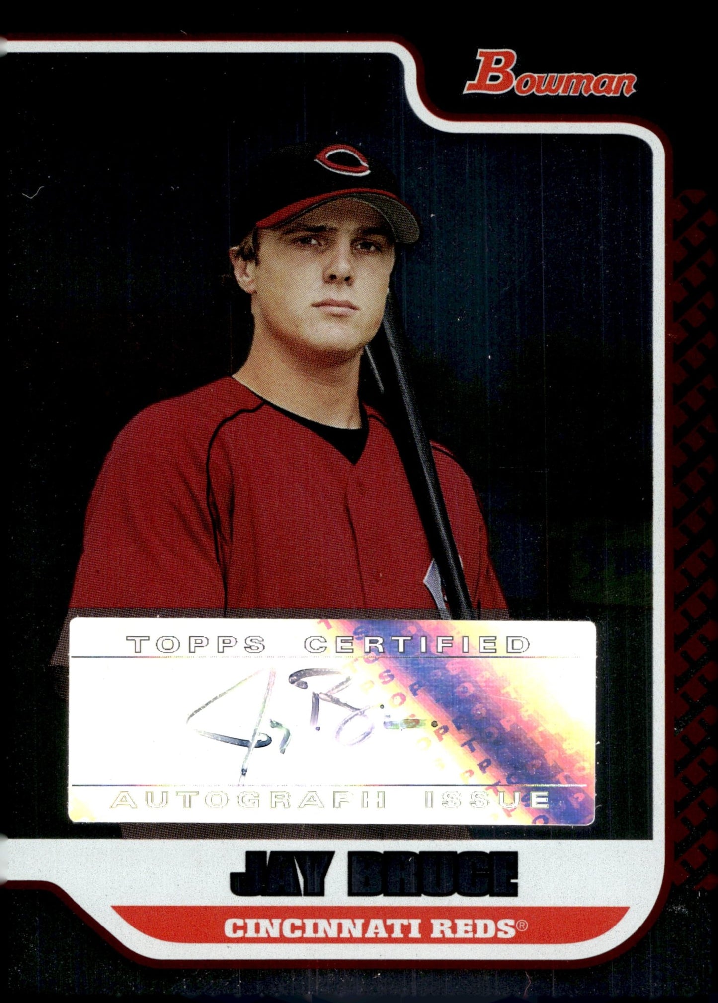 Jay Bruce 2006 Bowman Signs of the Future Auto #SOF - JB - Collector Store LLC