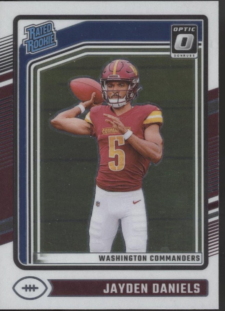 Jayden Daniels 2024 Panini Donruss Optic Rated Rookie RC 248 5 - Collector Store LLC