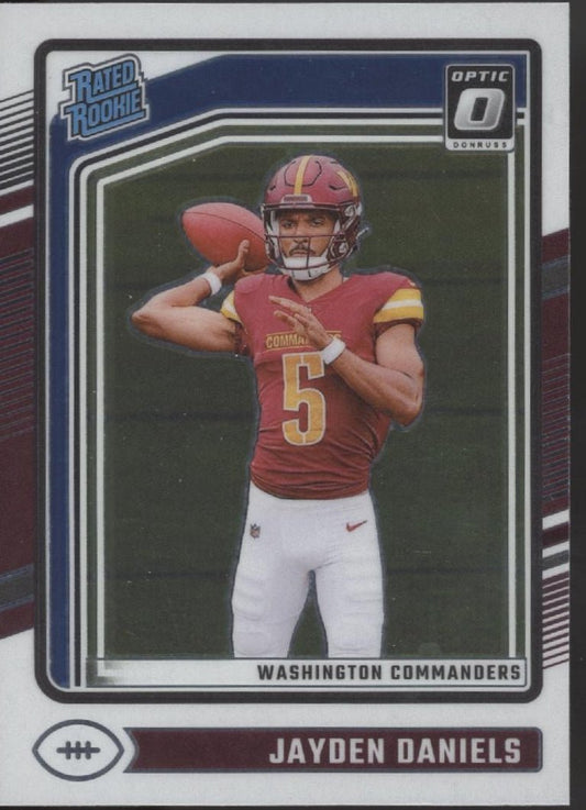 Jayden Daniels 2024 Panini Donruss Optic Rated Rookie RC 248 5 - Collector Store LLC