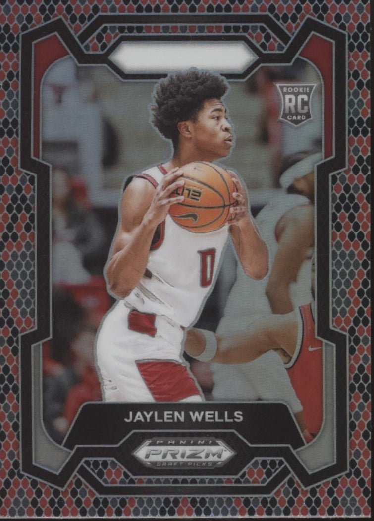 Jaylen Wells 2024 Panini Prizm Draft Picks Snakeskin Prizm RC #31 - Collector Store LLC