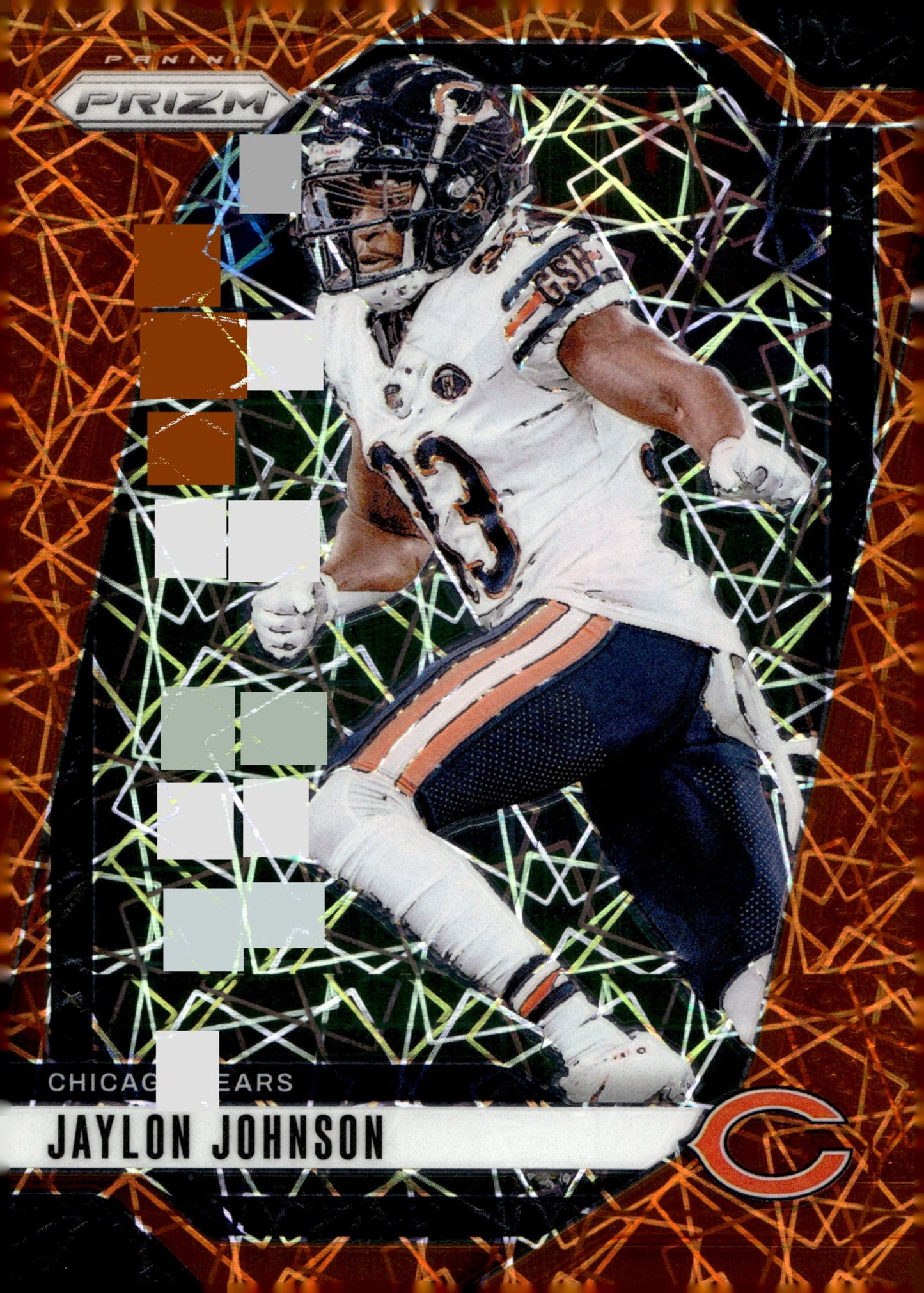 Jaylon Johnson 2024 Panini Prizm Orange Lazer Prizm #51 - Collector Store LLC