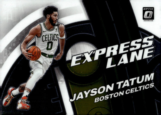 Jayson Tatum 2021 - 22 Panini Donruss Optic Express Lane #23 - Collector Store LLC