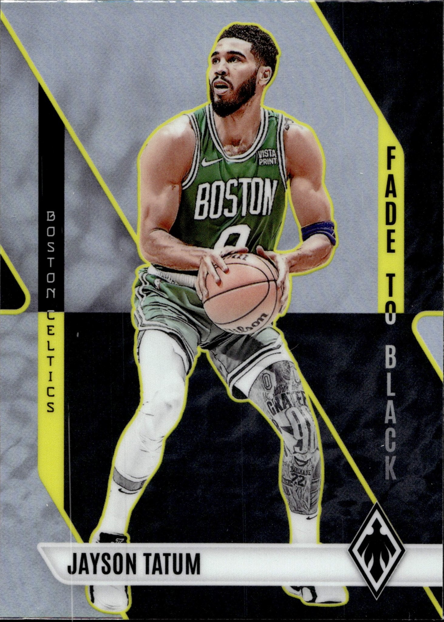 Jayson Tatum 2023 - 24 Panini Phoenix Fade to Black Refractor #10 - Collector Store LLC