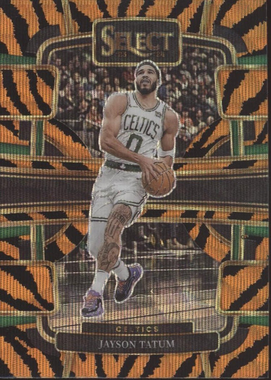 Jayson Tatum 2023 - 24 Panini Select Tiger Prizm #45 - Collector Store LLC