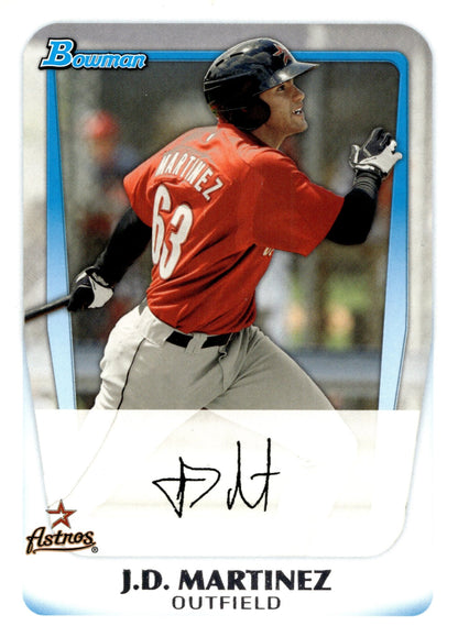 JD Martinez 2011 Bowman BP92 - Collector Store LLC