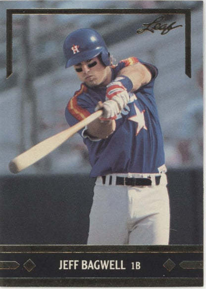 Jeff Bagwell 1991 Leaf Series 2 Gold Rookies #BC - 14 - Collector Store LLC
