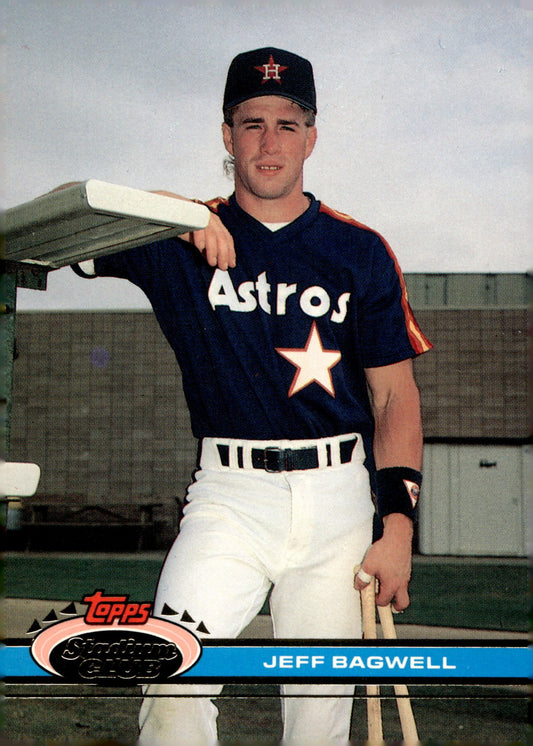 Jeff Bagwell 1991 Topps Stadium Club RC #388 #1 - Collector Store LLC