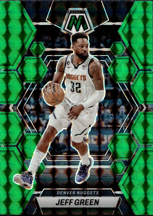 Jeff Green 2022 - 23 Panini Mosaic Green Prizm #177 - Collector Store LLC