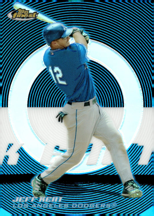 Jeff Kent 2005 Topps Finest Blue Refractor 118/299 91 - Collector Store LLC