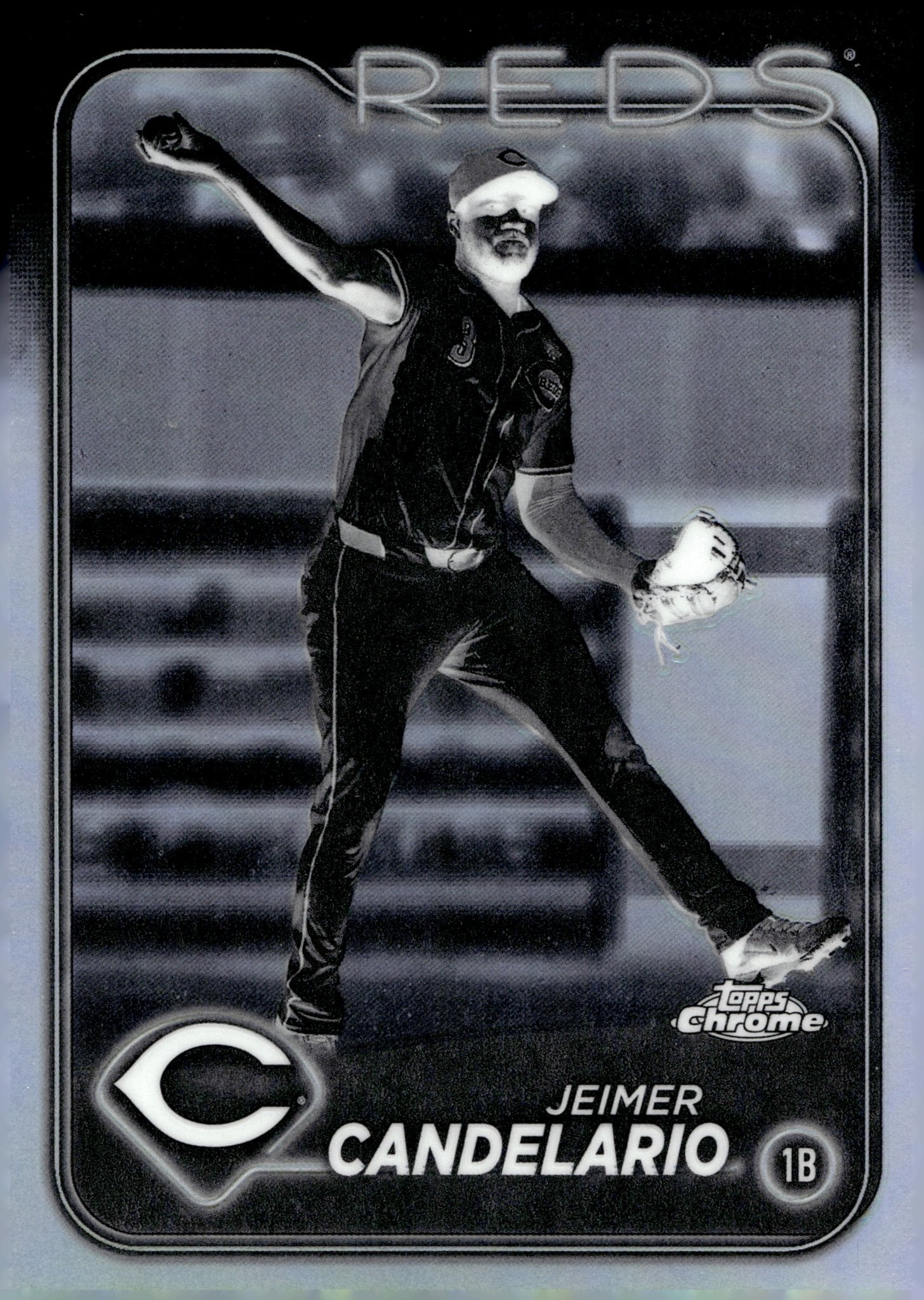 Jeimer Candelario 2024 Topps Chrome Negative Refractor #USC81 - Collector Store LLC