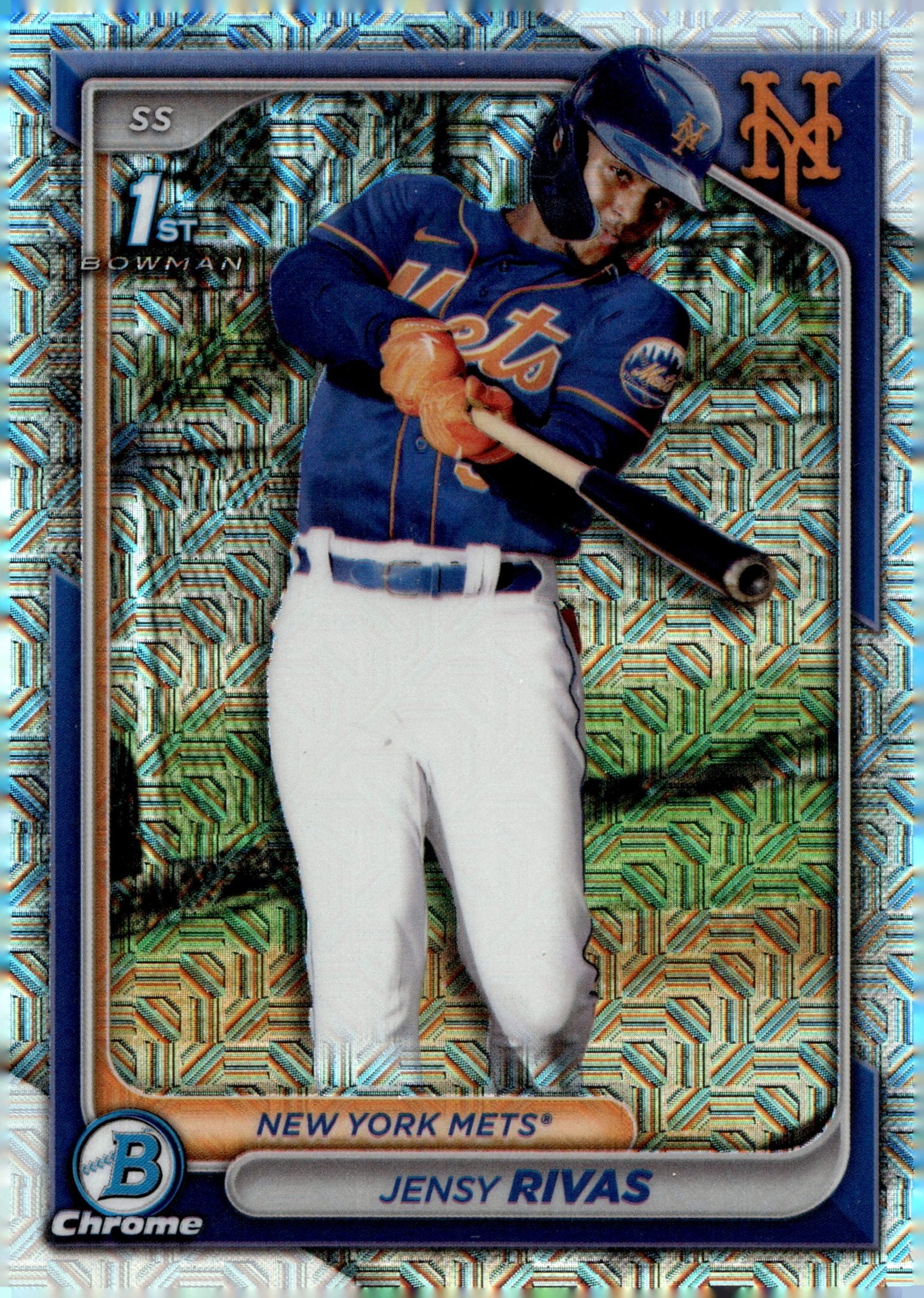 Jensy Rivas 2024 Bowman Chrome Mojo Refractor #BCP - 251 - Collector Store LLC