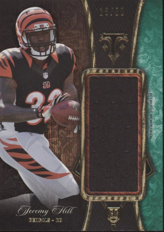 Jeremy Hill 2014 Topps Triple Threads Swatch RC 16/50 #TTRJR - 31 - Collector Store LLC