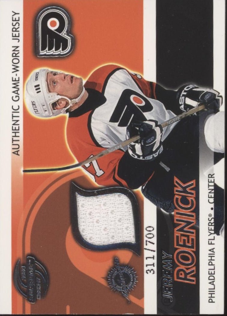 Jeremy Roenick 2003 - 04 Pacific Supreme Swatch 311/700 #20 - Collector Store LLC