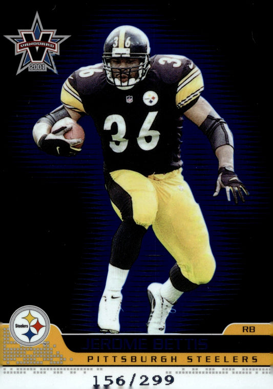 Jerome Bettis 2001 Pacific Vanguard 156/299 - Collector Store LLC