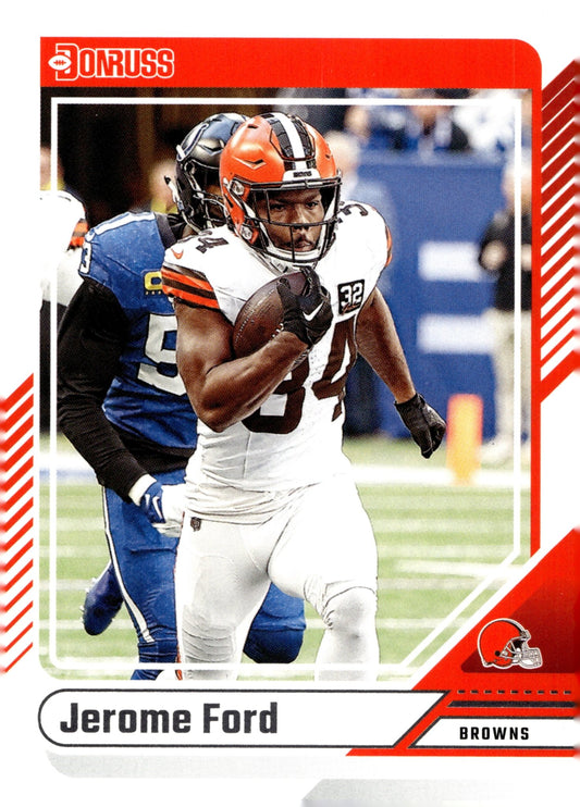 Jerome Ford 2024 Panini Donruss #136 - Collector Store LLC