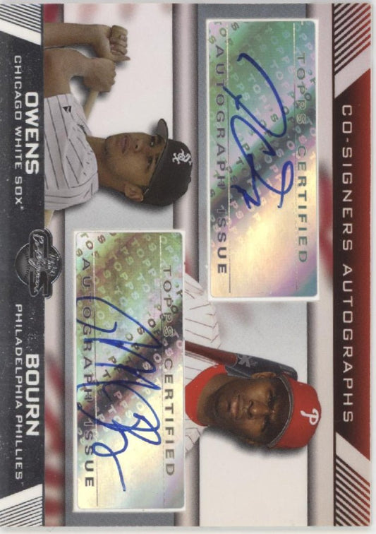 Jerry Owens / Mike Bourn 2007 Topps Co - Signers Autos #CS - OB - Collector Store LLC