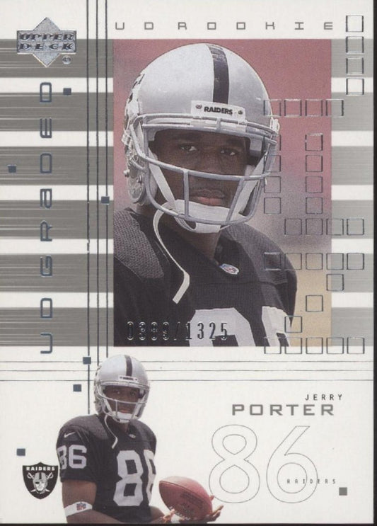 Jerry Porter 2000 Upper Deck Graded RC 0389/1325 - Collector Store LLC