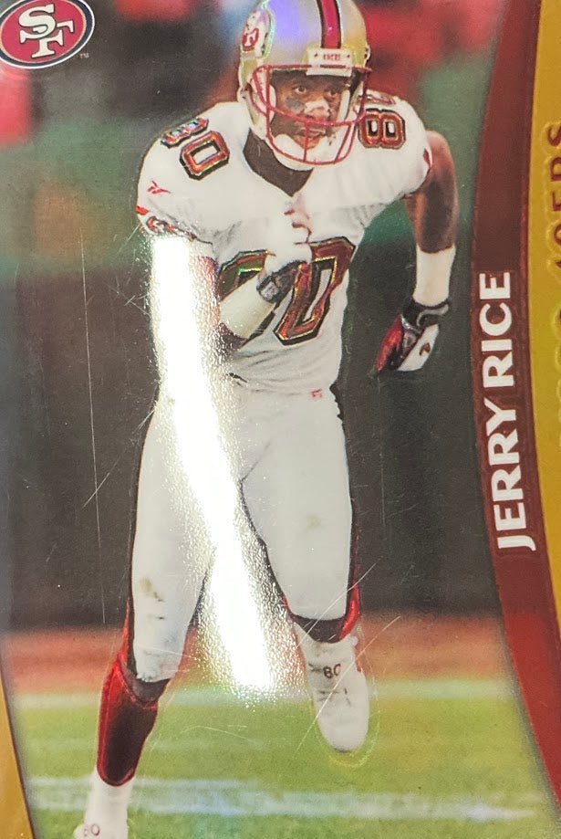 Jerry Rice 1998 Topps Chrome Gold Refractor #38 - Collector Store LLC