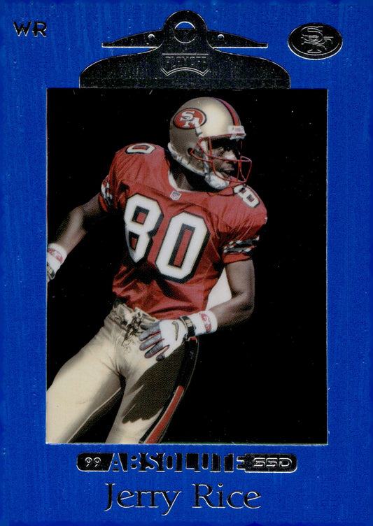 Jerry Rice 1999 Playoff Absolute SSD Blue #89 #2 - Collector Store LLC