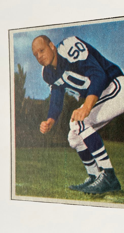 Jerry Tubbs 1962 Post Cereal Handcut #145 Dallas Cowboys EX - Collector Store LLC