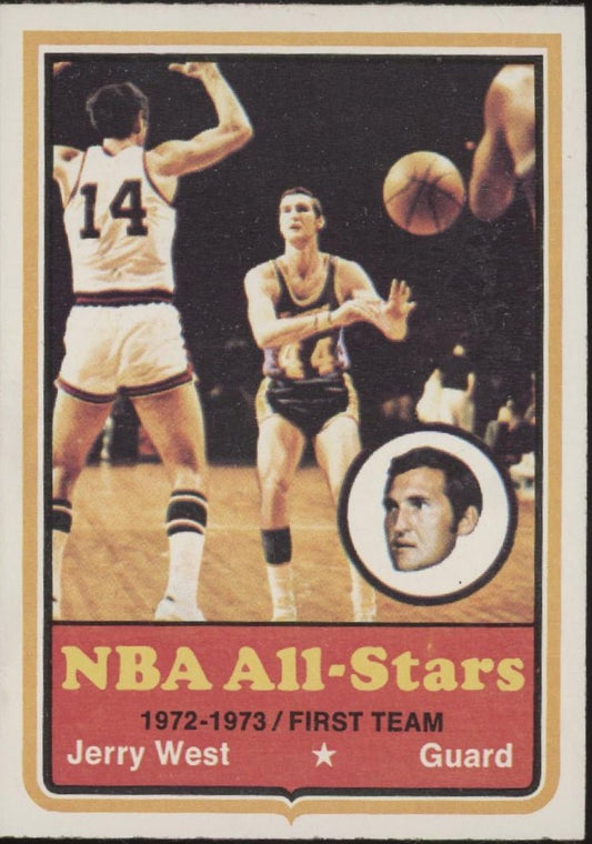 Jerry West 1973 - 74 Topps #100 VG - EX - Collector Store LLC