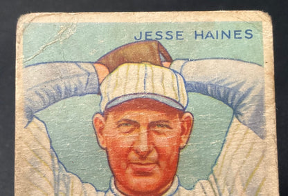 Jesse Haines 1933 Goudey #73 St. Louis Cardinals GD - Collector Store LLC