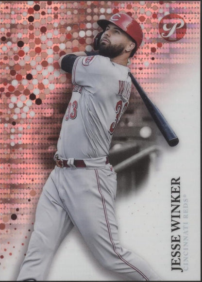 Jesse Winker 2022 Topps Pristine Pink Refractor 10/15 #118 - Collector Store LLC