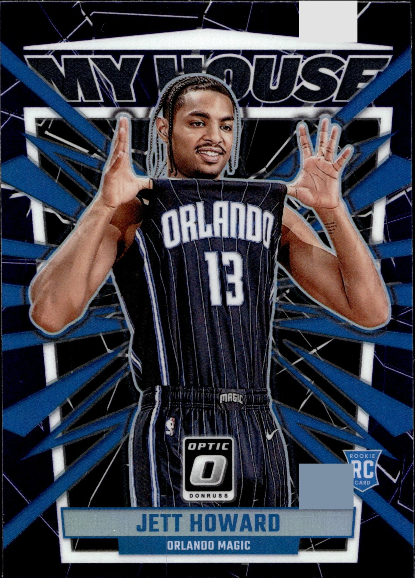 Jett Howard 2023 - 24 Panini Donruss Optic My House Purple Prizm RC #14 - Collector Store LLC