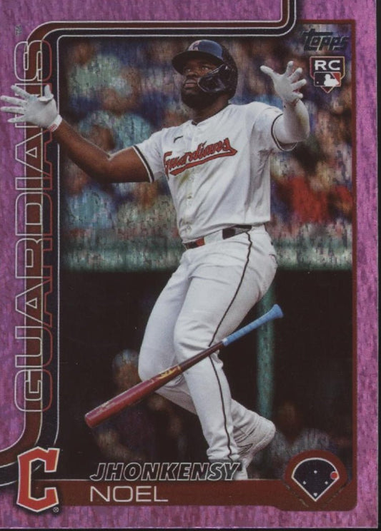Jhonkensy Noel 2025 Topps Series 1 Purple Foilboard RC 24 - Collector Store LLC