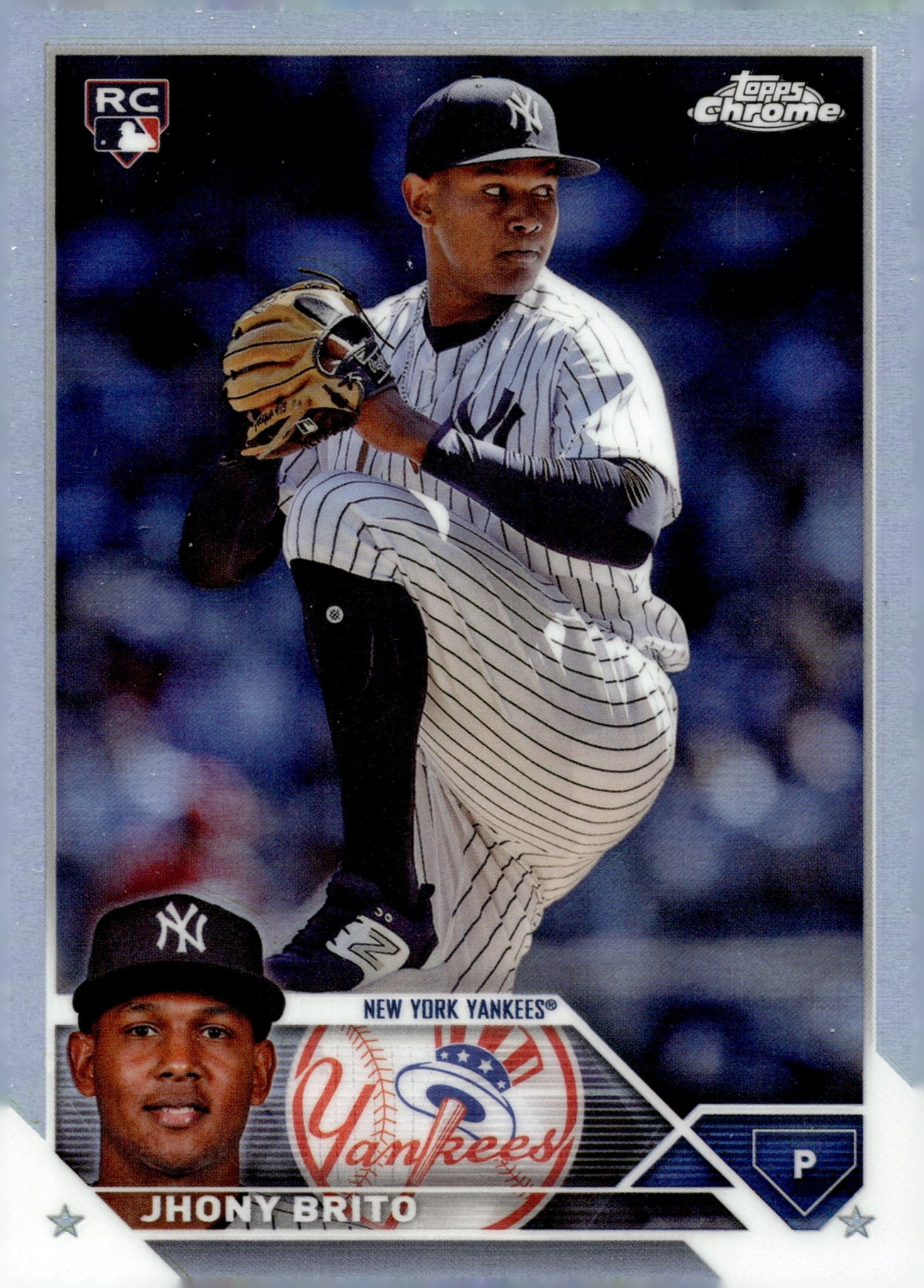 Jhony Brito 2023 Topps Chrome Refractor RC USC81 - Collector Store LLC