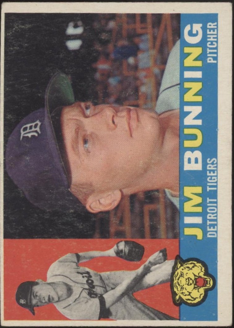 Jim Bunning 1960 Topps #502 Detroit Tigers EX - Collector Store LLC