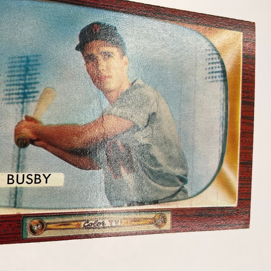 Jim Busby 1955 Bowman #166 Washington Senators VG - Collector Store LLC