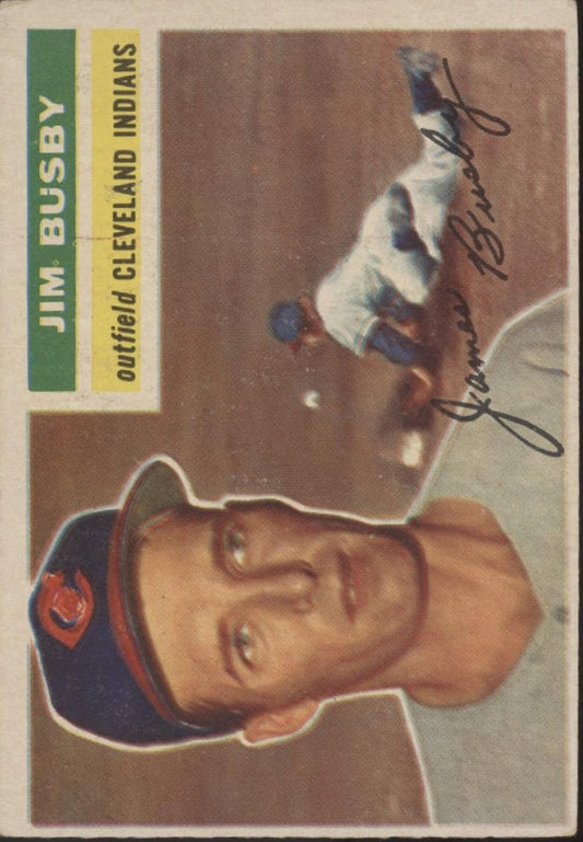 Jim Busby 1956 Topps #330 Cleveland Indians VG #1 - Collector Store LLC