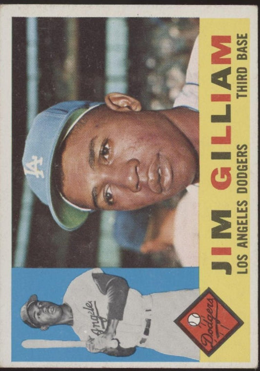 Jim Gilliam 1960 Topps #255 Los Angeles Dodgers VG #1 - Collector Store LLC
