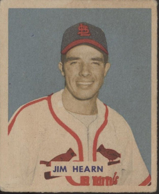 Jim Hearn 1949 Bowman #190 St. Louis Cardinals VG - Collector Store LLC