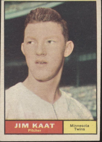 Jim Kaat 1961 Topps #63 Minnesota Twins VG - Collector Store LLC