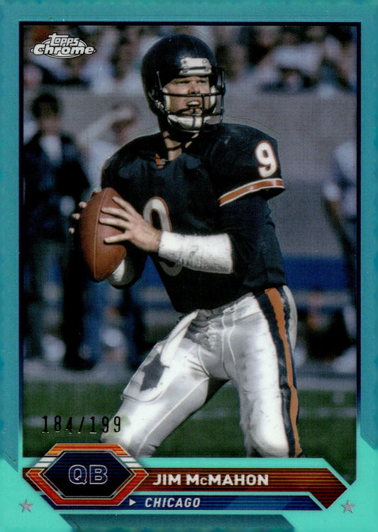 Jim McMahon 2023 Topps Composite Chrome Aqua Refractor 184/199 #44 - Collector Store LLC