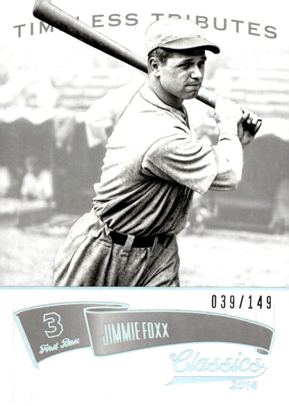 Jimmie Foxx 2014 Panini Classics Timeless Tributes 039/149 #69 - Collector Store LLC