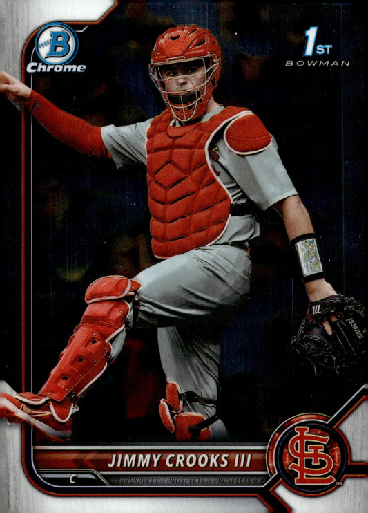 Jimmy Crooks III 2022 Bowman Chrome Prospects BDC - 178 - Collector Store LLC