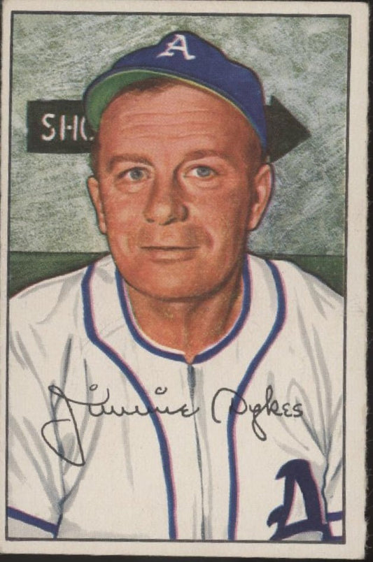 Jimmy Dykes 1952 Bowman 98 Philadelphia Athletics VG - Collector Store LLC