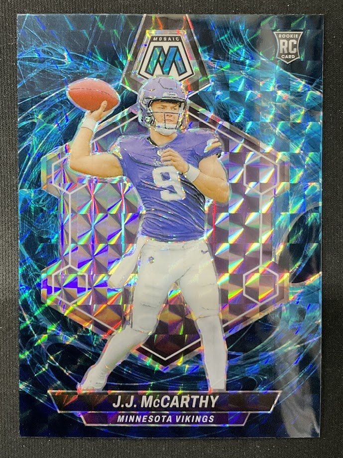 JJ McCarthy 2024 Panini Mosaic Genesis Prizm RC #310 - Collector Store LLC