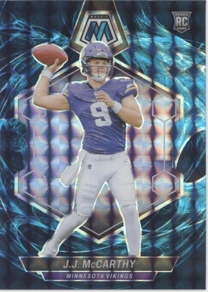 JJ McCarthy 2024 Panini Mosaic Genesis Prizm RC #310 - Collector Store LLC