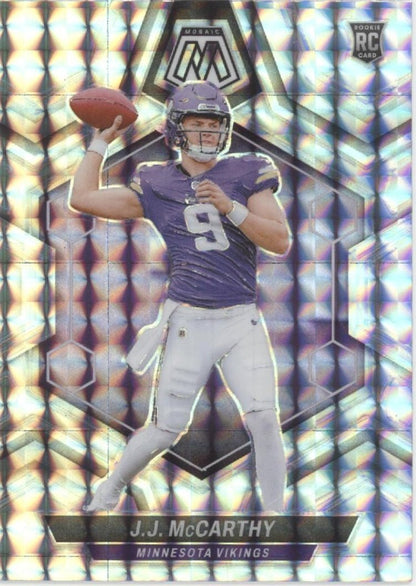 JJ McCarthy 2024 Panini Mosaic Prizm RC #310 - Collector Store LLC