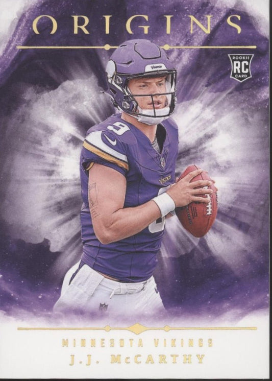 JJ McCarthy 2024 Panini Origins RC #103 - Collector Store LLC