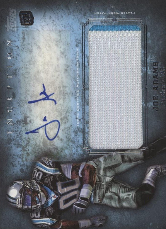 Joe Adams 2012 Topps Inception Swatch RC Auto #AJP - JA - Collector Store LLC