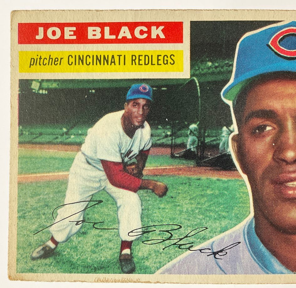 Joe Black 1956 Topps #178 Cincinnati Redlegs VG - EX - Collector Store LLC