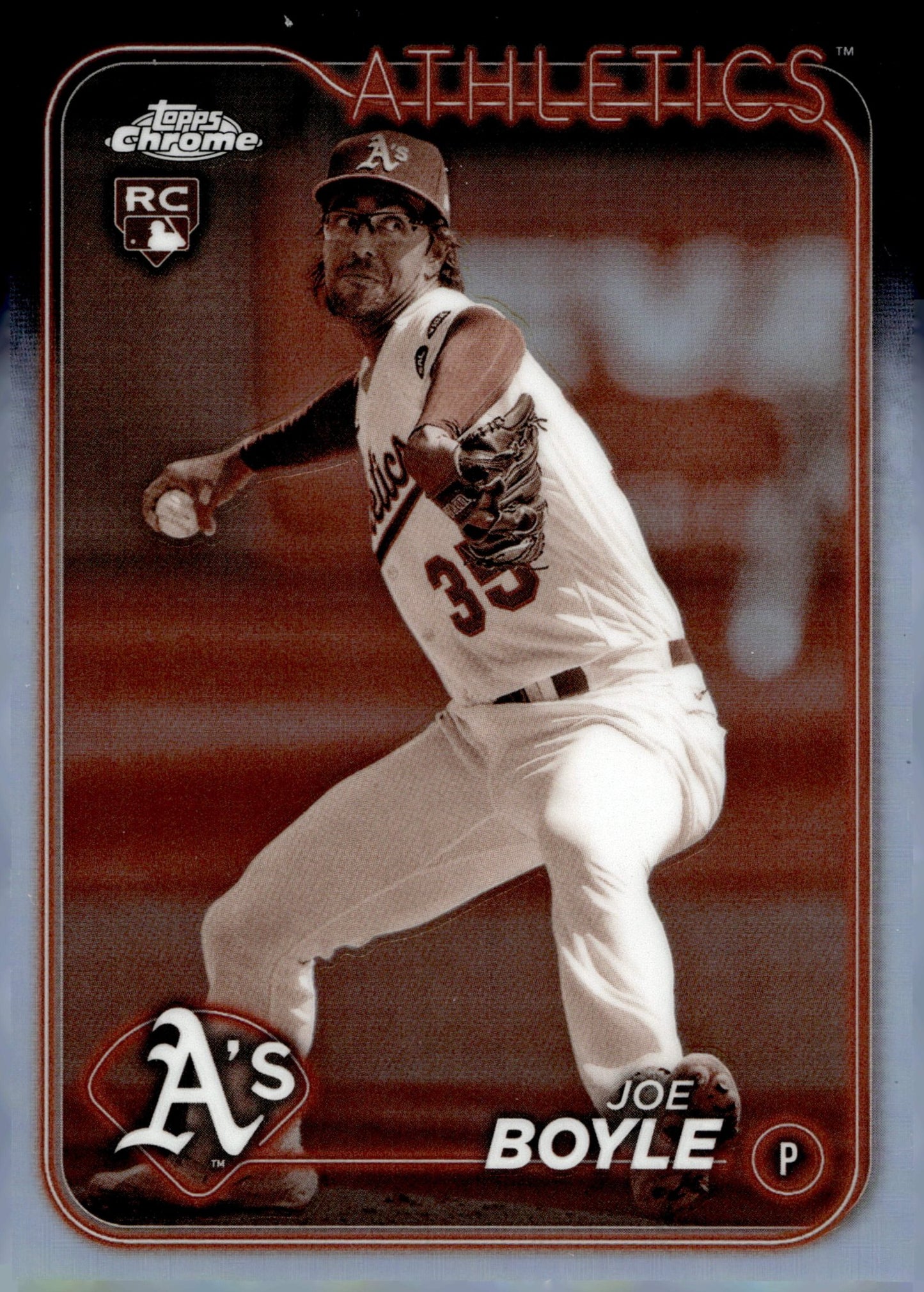 Joe Boyle 2024 Topps Chrome Sepia Refractor RC 91 - Collector Store LLC