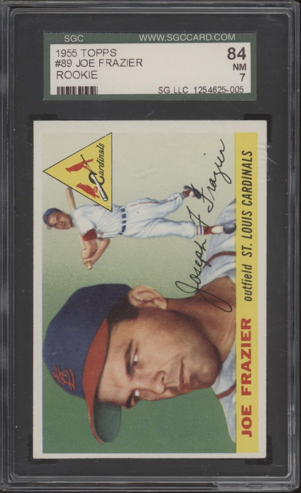 Joe Frazier 1955 Topps RC #89 SGC 7 - Collector Store LLC